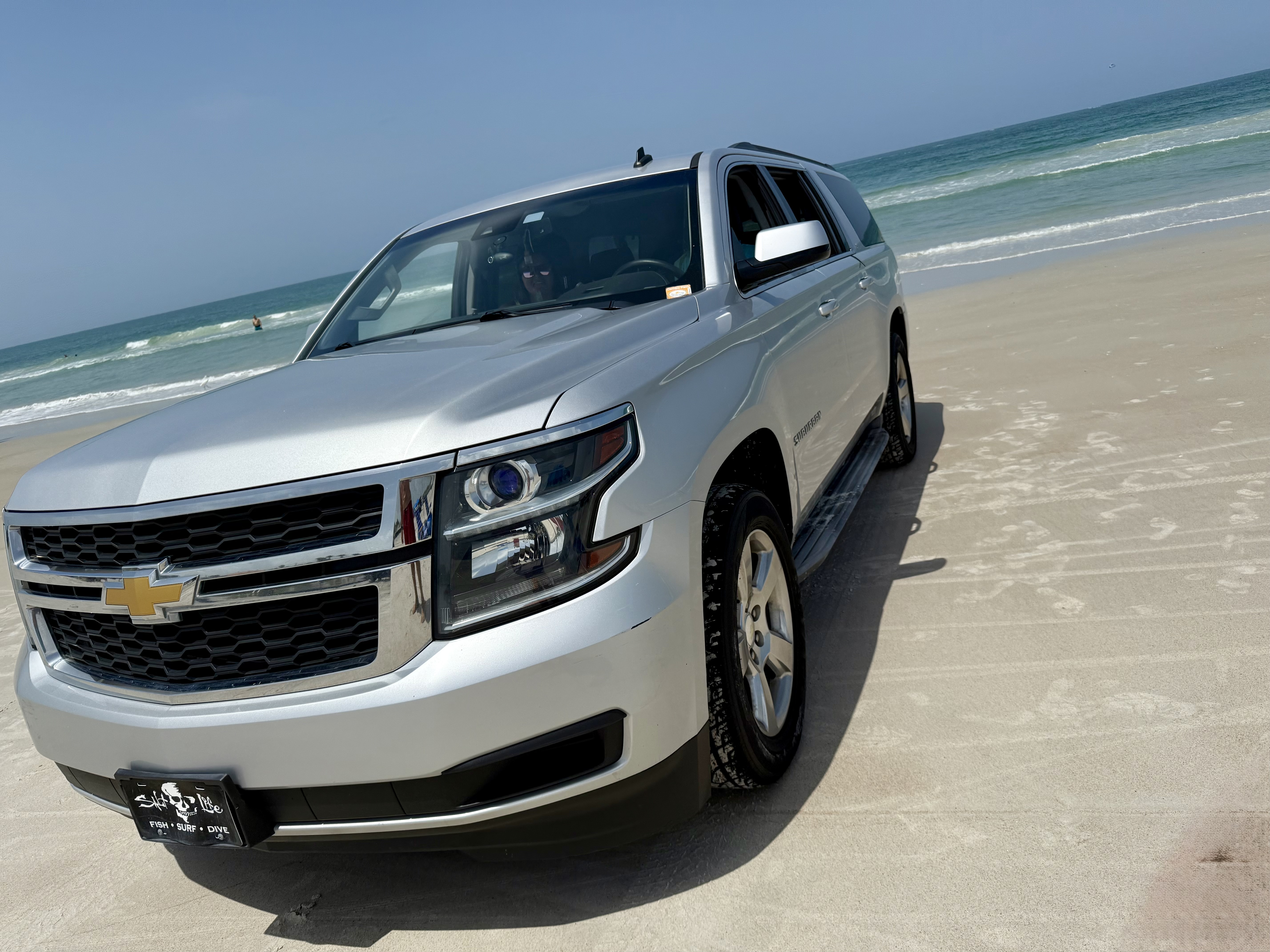 Neatly detailed car interior